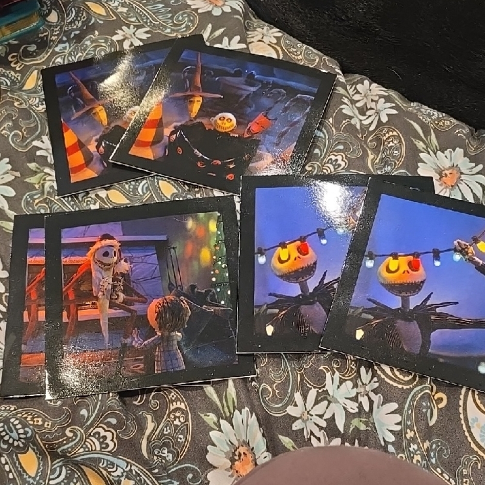 ❤️5/$25 New Vintage Neca Nightmare Before Christmas Big Blank Cards